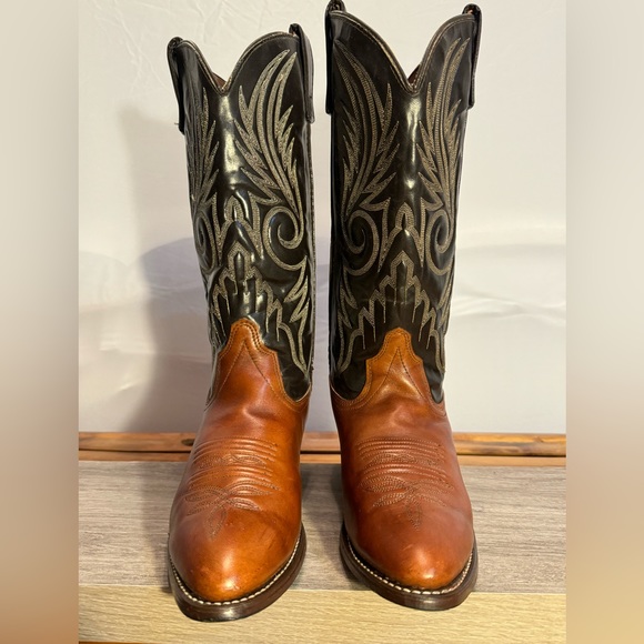 Men’s Cowboy Boots Texas Brand Size 9.5 D Style 9911 Made In The USA - Picture 8 of 16